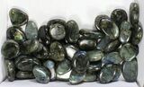 Lot: Polished Labradorite Pebbles - kg ( lbs) #77718-1